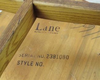 Lane MCM 2 tier table. PIC 2
