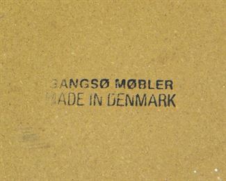 ITEM- 294-- Danish modern teak and slate top table, Gangso Mobler Denmark. PIC 2