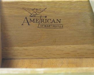ITEM-295-- American Martinsville MCM 7 drawer high chest / dresser. PIC3