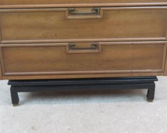 ITEM-295-- American Martinsville MCM 7 drawer high chest / dresser. PIC 4