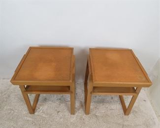 ITEM 306-- Pair MCM cerused end tables, PIC 2