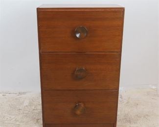 ITEM- 310-- 3 drawer dresser chest. Has no back. 24" wide, 16" deep, 39" high. $40.00