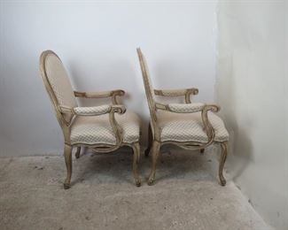 ITEM-359- Pair of french armchairs Made by Fairfield. good overall condition. PIC 4