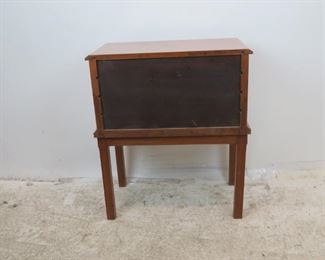 ITEM-360-- 4 drawer spool cabinet on legs. some surface scratches. PIC 4