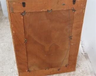 ITEM-365- Vintage Bamboo mirror. PIC 3
