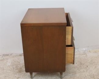 ITEM-377-- MCM night stand, finish needs work. PIC 3