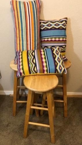 Bar Stools and Pillows