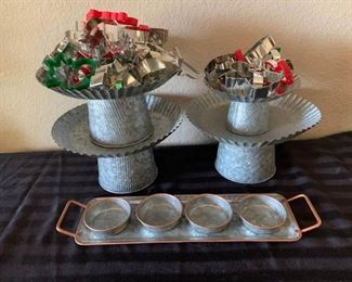 Metal Serving and Cookie Cutters