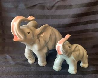 Vintage Elephant Pair