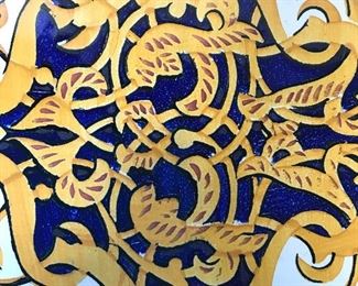 Intricately Detailed Porcelain Tile