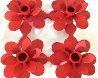 Arts&Crafts Wood Floral Candle Centerpiece, Sweden