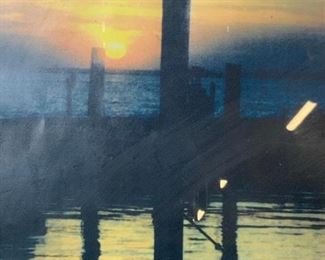 Color Photograph of Sunset and Reflection 1999