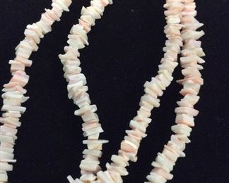 Hawaiian Pink Puka Shell Necklace
