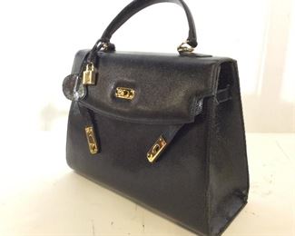 Genuine Leather MUSKA Handbag, Milano
