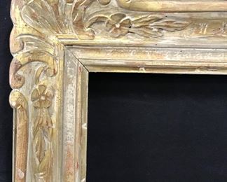 Hand Carved Gilt Wood Frame