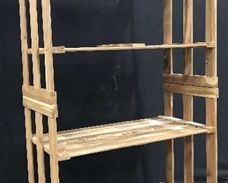 4 Shelf Wooden Rack