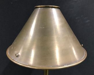 Vintage Tole Shade Metal Floor Lamp