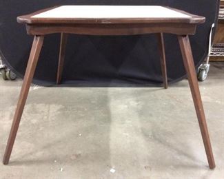 Vintage Folding Leg Game Table