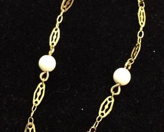 MONET Gold Toned Chain Bracelet