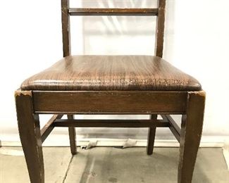 Vintage Carved Wooden Side Chair