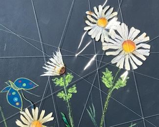 Signed Mixed Media Collage