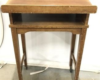 Wooden Wheeled Podium
