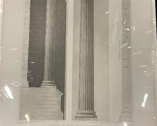 Antique Print, Fragment of Corinthian Column