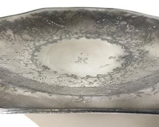 EUREKA SILVER CO Quadruple Plated Dish