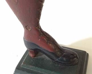 Antique Cast Iron Mechanical Saloon Boot