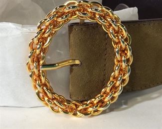 Luxe Designer Judith Leiber Belt & Case, Italy