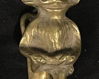 Gold Toned Metal Door Knocker