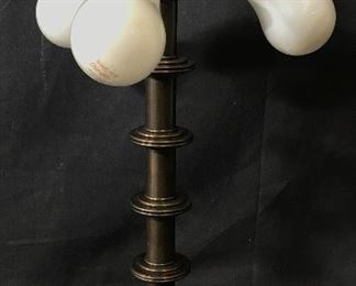 Three Bulb Metal Lamp