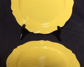 Set 10 Handmade Terra Cotta Table Plates, Italy