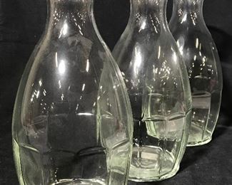 Set 3 Glass Vases