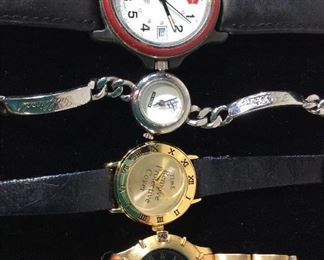 Lot 4 Designer Brand Watches, Signed