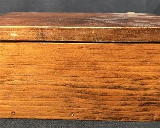 Handmade Vintage Wooden Keepsake Box