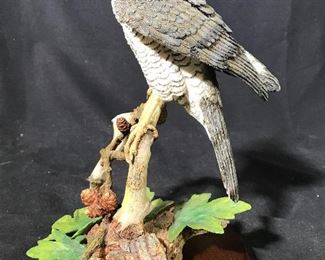 Handcrafted GOSHAWK BY DAVID IVEY Figural