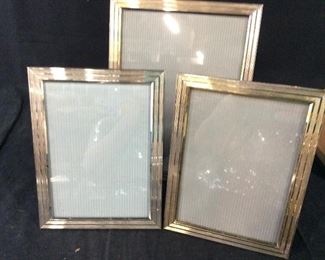 Lot 6 Silver Toned Picture Frames, CHRISTOFLE