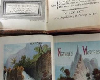 Lot 7 Antique Books, c 1700s + 1800s