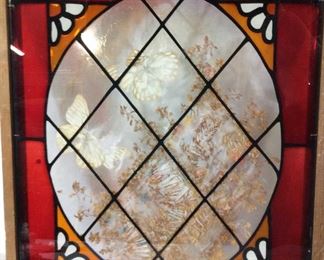 Decorative Stained Glass Hanging Window Panel
