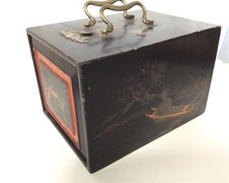 Vintage Asian Nesting Vanity Box, Jewelry