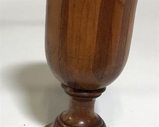 Vintage Wooden Chalice