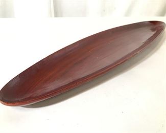 Inlaid Wooden Slim Serving Dish