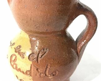 Vintage Signed Petite Handmade Ceramic Pitcher