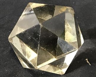 Vintage Cut Glass Prism