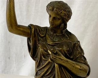 Brass tnd Neo-Classical Figural