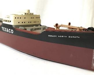 Vintage TEXACO Model Ship