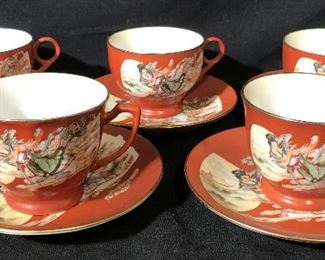 Set 10 Chinese Porcelain Coffee/Tea Service