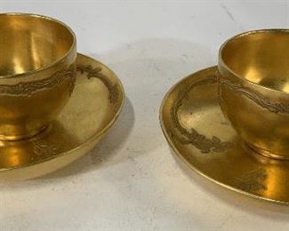 KPM Painted Porcelain Tea Set