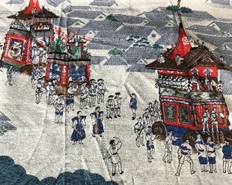 Japanese Hand Painted Textile art